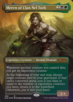 Light Play x 1 Meren of Clan Nel Toth - Foil Secret Lair Drop Series - FOIL - Image 1
