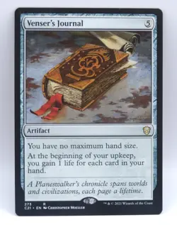 MTG Venser's Journal Commander 2021 Regular NM - Image 1