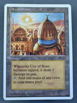 City of Brass Chronicles MTG Regular-LP EX-Vintage Magic the Gathering - Image 1