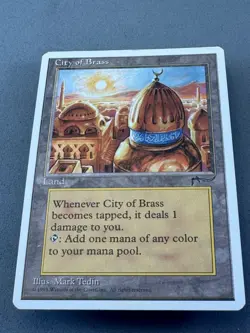 City of Brass Chronicles MTG Regular-LP EX-Vintage Magic the Gathering - Image 3