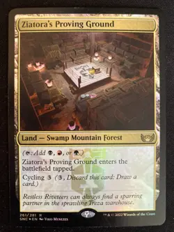 MTG [FOIL] Ziatora's Proving Ground {Streets of New Capenna} - NM - Image 1