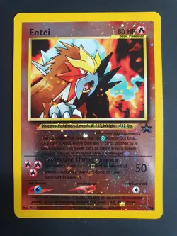 Entei 34/53 Reverse Holo - Black Star Promo - Pokemon Card - Moderately Played - Image 1