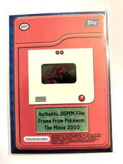 Topps Authentic 35MM Film Frame From Pokemon The Movie 2000 - Image 2