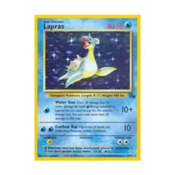 Pokemon Pokemon Fossil Lapras (10) (HR) #10 (Holo) EX - Image 1