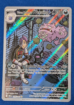 Team Rocket's Weezing Illustration Rare Pokemon Destined Rivals (DRI) #199 - Image 1