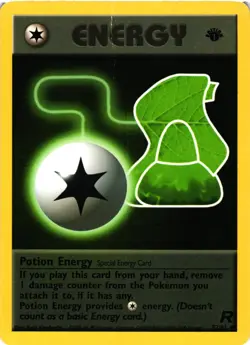 Pokemon TCG Potion Energy 1st Edition 82/82 Team Rocket Uncommon DMG - Image 1