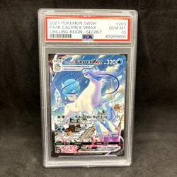 PSA 10 - Ice Rider Calyrex VMAX 203/198 Alt Art - Chilling Reign - Pokemon - Image 1