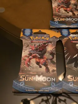 Pokemon Sun & Moon Booster Pack Factory Sealed - 7 Packs 820650801945 - Image 2