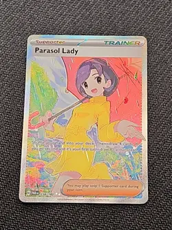2023 Pokemon SV Paradox Rift PAR EN Parasol Lady #238/182 - Image 1