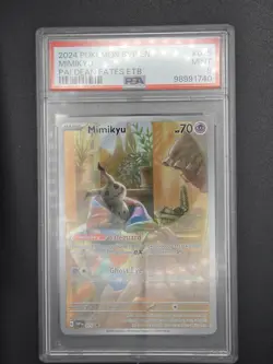 MIMIKYU 2024 POKEMON SVP PALDEAN FATES ETB PROMO #75 PSA 9 MINT - Image 1