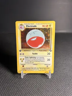 Pokemon TCG Electrode 2/64 1st Edition Jungle Holo LP - Image 1