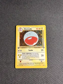 Pokemon TCG Electrode 2/64 1st Edition Jungle Holo LP - Image 3