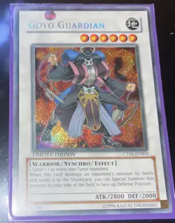 Yugioh Goyo Guardian CT05-ENS03 Secret Rare Limited Edition NM - Image 1
