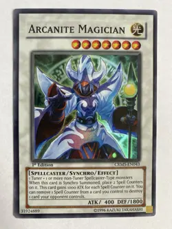 Yu-Gi-Oh! TCG Arcanite Magician CRMS-EN043 Crimson Crisis 1st Edition LP - Image 5