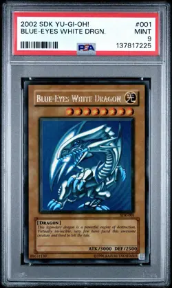 Blue-Eyes White Dragon SDK-001 Starter Deck: Kaiba Unlimited PSA 9 - Image 1