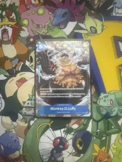 One Piece TCG Monkey D Luffy OP-11-058 Carrying On His Will OP-13 Treasure Rare - Image 1