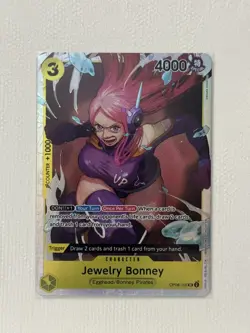 One Piece TCG Jewelry Bonney SR OP08-105 Two Legends English - Image 1