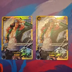 2x One Piece TCG Kuzan OP02-121 SEC Alt Art The Best PRB-01 TCG Eng - Image 1