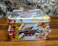 Factory Sealed YuGiOh 5Ds 2010 Red Nova Dragon Tin 5 Packs + 5 Foil Cards New - Image 4