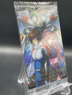 BANDAI Gundam SEED FREEDOM Wafers Card UR No.1-032 MIGHTY STRIKE FREEDOM GUNDAM - Image 3