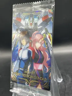 BANDAI Gundam SEED FREEDOM Wafers Card UR No.1-032 MIGHTY STRIKE FREEDOM GUNDAM - Image 4