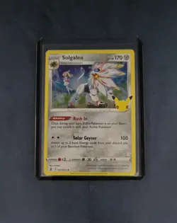 Solgaleo Holo Rare - Celebrations Pokemon TCG Trading Card 21/25 Pack Fresh New - Image 1