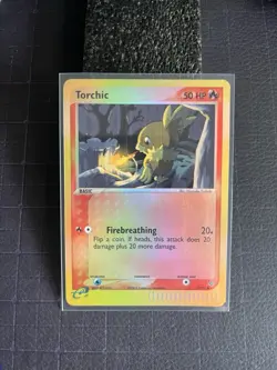 Torchic 77/97 EX Dragon Reverse Holo Pokemon Card NM - Image 3