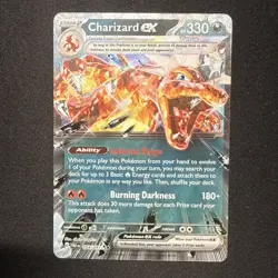 Pokemon TCG Charizard EX Holo Double Rare Card 54/091 Paldean Fates NM - Image 1