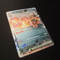 Pokemon TCG Charizard EX Holo Double Rare Card 54/091 Paldean Fates NM - Image 2