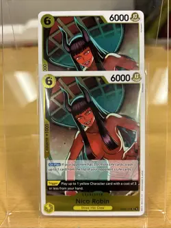 X2 Playset Nico Robin OP09-107 R Emperors in the New World - ONE PIECE Card Game - Image 1