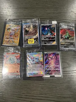 Pokemon TCG - Multi Card Black Star Promo Lot (7) - Sealed Stamped - Image 1