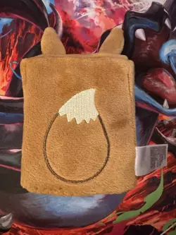 Pokemon Eevee Plush Fabric Deck Box Card Holder for Pokemon TCG - Image 2
