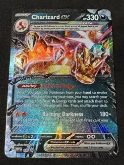 Charizard ex 196 Sv: Scarlet & Violet Black Star Promo. Pokemon Cards - Image 1