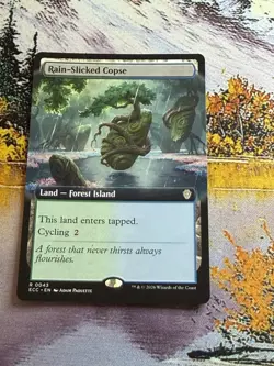 Rain-slicked Copse Mtg Land Lorwyn Eclipsed R 0043 - Image 1