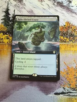 Rain-slicked Copse Mtg Land Lorwyn Eclipsed R 0043 - Image 2