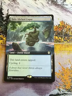 Rain-slicked Copse Mtg Land Lorwyn Eclipsed R 0043 - Image 4