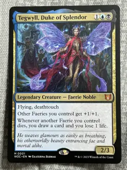 Tegwyll, Duke of Splendor Commander Wilds of Eldraine LP MTG - Image 1