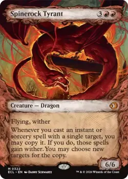 Spinerock Tyrant (0322) (Showcase) [Lorwyn Eclipsed] 322 NM Foil - Image 1