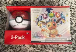 Pokemon TCG Prismatic Evolutions Elite Trainer Box ETB Pokeball Sams Club Bundle - Image 1