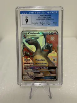 CHARIZARD GX HIDDEN FATES SHINY VAULT HOLO SV49/SV94 POKEMON CGC 9 - Image 1