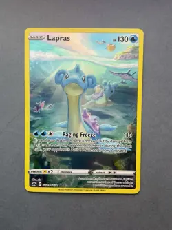 Pokemon Lapras GG05/GG70 Crown Zenith Galarian Gallery Ultra Rare/NM condition - Image 1