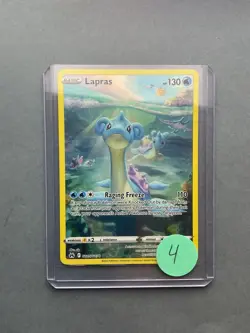 Pokemon Lapras GG05/GG70 Crown Zenith Galarian Gallery Ultra Rare/NM condition - Image 3