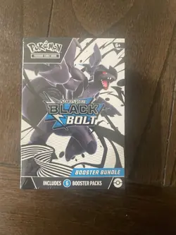 Pokemon Scarlet & Violet-Black Bolt Booster Bundle Sealed Box, 6 Packs - Image 1
