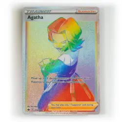 Pokemon - Agatha - 210/198 - SWSH Chilling Reign - Secret Rare Trainer - Image 1