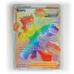 Pokemon - Brawly - 212/198 - SWSH Chilling Reign - Secret Rare Trainer - Image 1