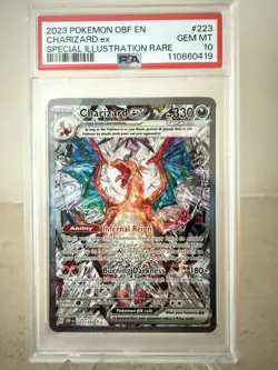 PSA 10 Charizard EX 223/197 - Obsidian Flames - SIR - Pokemon TCG - Image 1