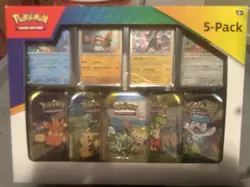 Pokemon Paldea friends mini tin set 5-Pack New - Image 2