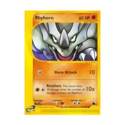 Pokemon Pokemon Skyridge Rhyhorn (C) #91 VG - Image 1