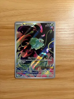 Pokemon Bulbasaur 133/132 Mega Evolution Stamped Promo - NM - Image 1