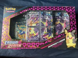 Pokemon Crown Zenith Morpeko V-Union Premium Playmat Collection - Image 1